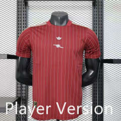 Player Version 2025-2026 Casual Edition Arsenal Maroon Thailand Soccer Jersey AAA-888