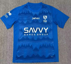 (S-4XL) 2025-2026 Al Hilal SFC Home Blue Thailand Soccer Jersey AAA-4506