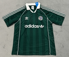 (S-4XL) 25-26 Classic Version Adidas Green Casual T-shirt-4506