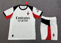 25-26 Correct Version AC Milan Away White Soccer Uniform-7209