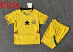 2025-2026 Ghana Away Yellow Kids/Youth Soccer Uniform-6748