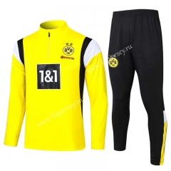 2023-2024 Borussia Dortmund Yellow Thailand Soccer Tracksuit -815