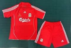 Retro Version 06-07 Liverpool Home Red Soccer Uniform-5074