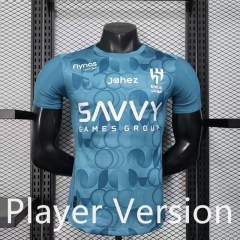 Player Version 2025-2026 Al Hilal SFC 2nd Away Blue Thailand Soccer Jersey AAA-888