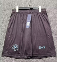 2025-2026 Napoli 2nd Away Black Thailand Soccer Shorts
