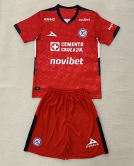 2025-2026 Cruz Azul Goalkeeper Red Soccer Uniform-AY