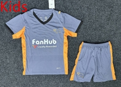25-26 Derby County Away Gray Kids/Youth Soccer Uniform-5526