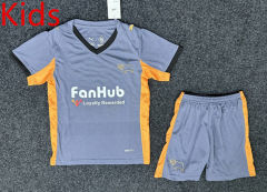 25-26 Derby County Away Gray Kids/Youth Soccer Uniform-5526