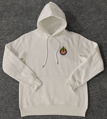 Player Version 2024-2025 Deportivo Guadalajara White Thailand Soccer Tracksuit Top With Hat-CS