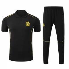 2025-2026 Borussia Dortmund Black Thailand Polo Uniform-4627