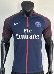 16-18 Retro Version Paris Home Blue Thailand Soccer Jersey-3685