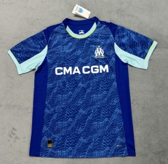 25-26 Olympique de Marseille 2nd Away Blue Thailand Soccer Jersey AAA-4506