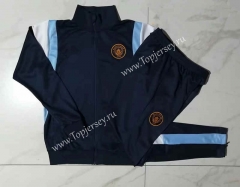 2023-2024 Manchester City Royal Blue Thailand Soccer Jacket Uniform-815