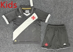 25-26 CR Vasco da Gama Home Black Kids/Youth Soccer Uniform-5526