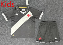 25-26 CR Vasco da Gama Home Black Kids/Youth Soccer Uniform-5526