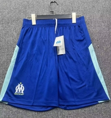 2025-2026 Olympique de Marseille 2nd Away Blue Thailand Soccer Shorts