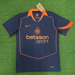 (S-4XL) 25-26 Inter Milan 2nd Away Royal Blue Thailand Soccer Jersey AAA-403