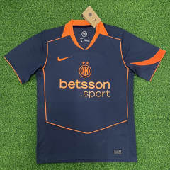 (S-4XL) 25-26 Inter Milan 2nd Away Royal Blue Thailand Soccer Jersey AAA-403
