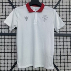 25-26 CA Osasuna White Thailand Polo Shirt-9070