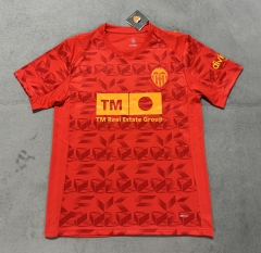 (S-4XL) 25-26 Valencia Away Red Thailand Soccer Jersey AAA-4506