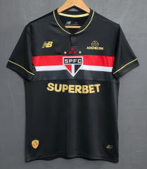 25-26 Sao Paulo Futebol Clube 2nd Away Black Thailand Soccer Jersey -GB