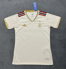 25-26 Flamengo 2nd Away Beige Women Thailand Soccer Jersey AAA-4506