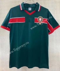 1998 Retro Version Morocco Home Green Thailand Soccer Jersey AAA-811