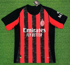 (S-4XL) 2025-2026 AC Milan Home Red&Black Thailand Soccer Jersey AAA-403