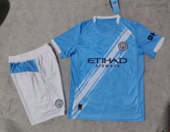 2025-26 Correct Edition Manchester City Home Blue Thailand Soccer Uniform-718