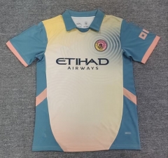 （S-4XL）2024-2025 Special Version Manchester City White&Blue Thailand Soccer Jersey AAA-7209