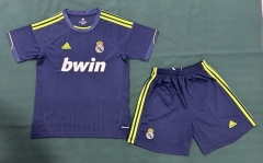 12-13 Retro Version Real Madrid Away Royal Blue Soccer Uniform-5074
