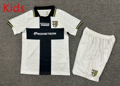 2025-2026 Parma Calcio Home White Kids/Youth Soccer Uniform-7809