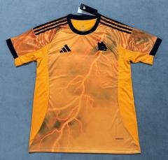 (S-4XL) 25-26 Roma Away Orange Thailand Soccer Jersey AAA-4506