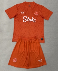2025-2026 Everton Goalkeeper Orange Soccer Uniform-AY