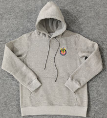 Player Version 2024-2025 Deportivo Guadalajara Gray Thailand Soccer Tracksuit Top With Hat-CS