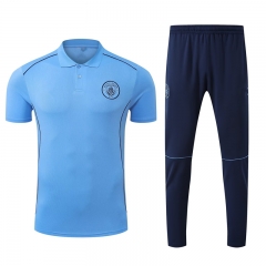 2025-2026 Manchester City Light Blue Thailand Polo Uniform-4627
