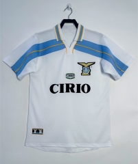 Retro Version 99-00 Lazio 2nd Away White Thailand Soccer Jersey AAA-811