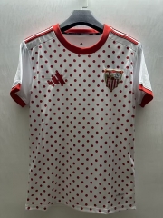 (S-4XL) 2025-2026 Sevilla White Thailand Training Jersey AAA-0009