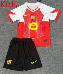 25-26 Special Edition Barcelona Red Kids/Youth Soccer Uniform-4247