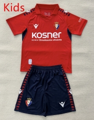25-26 CA Osasuna Home Red Kids/Youth Soccer Uniform-AY