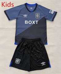 25-26 Rangers 2nd Away Black&Grey Kids/Youth Soccer Uniform-AY