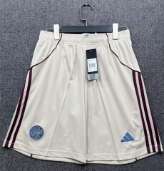 25-26 Ajax 2nd Away Beige Thailand Soccer Shorts