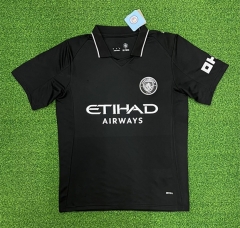 (S-4XL) 2025-2026 Manchester City 2nd  Away  Black Thailand Soccer Jersey AAA-403