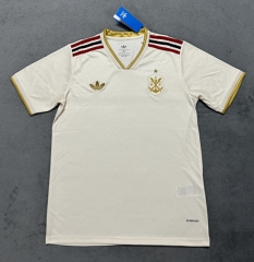 (S-4XL) 25-26 Flamengo 2nd Away White Thailand Soccer Jersey AAA-4506