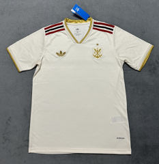 (S-4XL) 25-26 Flamengo 2nd Away White Thailand Soccer Jersey AAA-4506