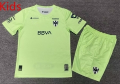 2025-2026 Monterrey Goalkeeper Green Kids/Youth Soccer Uniform-912