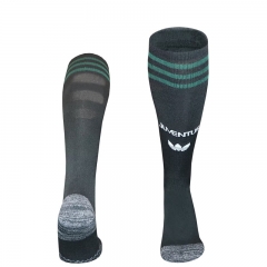 25-26 Juventus 2nd Away Black&Gray Kids/Youth Soccer Socks