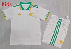 2025-2026 Roma 2nd Away White Kids/Youth Soccer Uniform