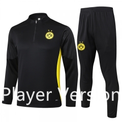 Player Version 2024-2025 Borussia Dortmund Black Thailand Soccer Tracksuit -815