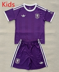 25-26 Aston Villa Goalkeeper Purple Kids/Youth Soccer Uniform-AY